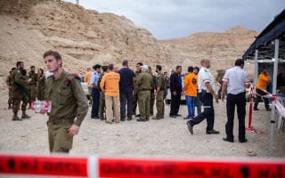 כוחות ההצלה בזירת אסון נחל צפית (צילום: מאור קינסבורסקי. פלאש 90) כוחות ההצלה בזירת אסון נחל צפית (צילום: מאור קינסבורסקי. פלאש 90)