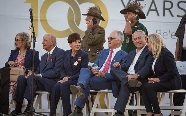 מלקולם טורנבול, לשעבר ראש ממשלת אוסטרליה, מתארח בישראל ב-2017 (צילום: Hadas Parush/Flash90)