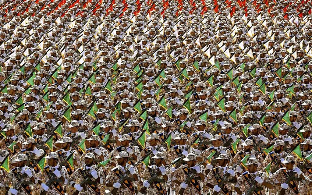 משמרות המהפכה (צילום: Ebrahim Noroozi AP)