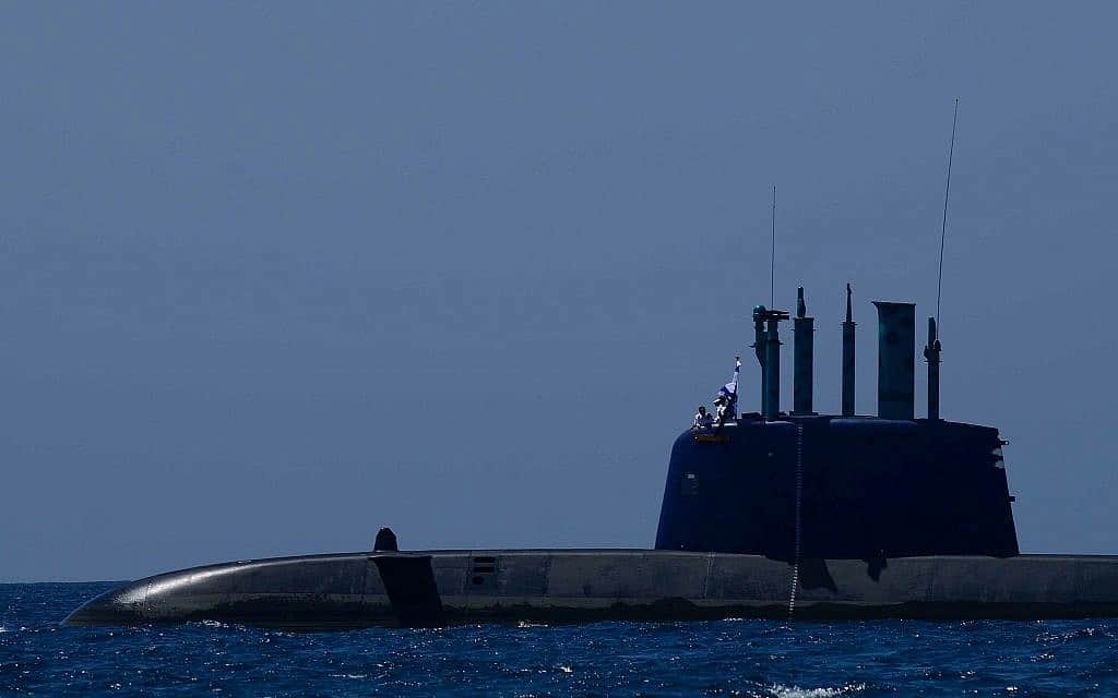 אילוסטרציה: צוללת של חיל הים (צילום: תומר נויברג/פלאש90)