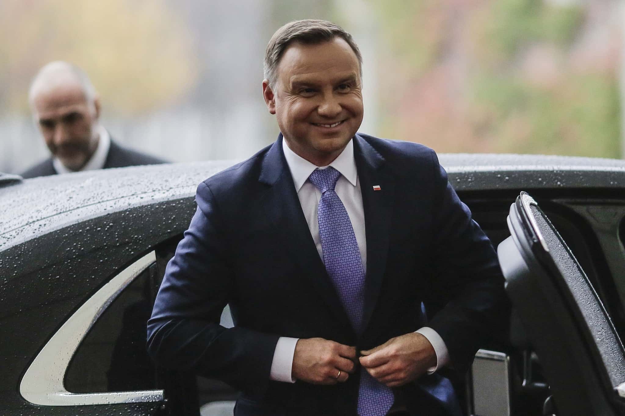 נשיא פולין, אנדריי דודה (צילום: AP Photo/Markus Schreiber)