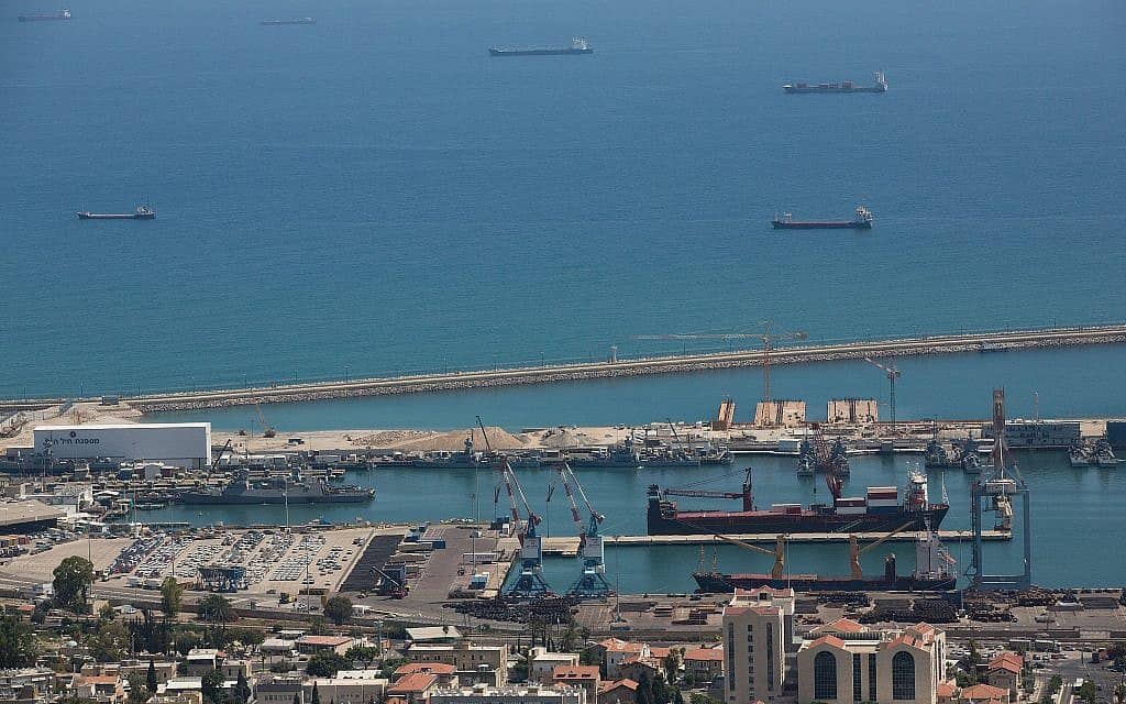 נמל חיפה, צילום אילוסטרציה (צילום: מרים אלסטר, פלאש 90)