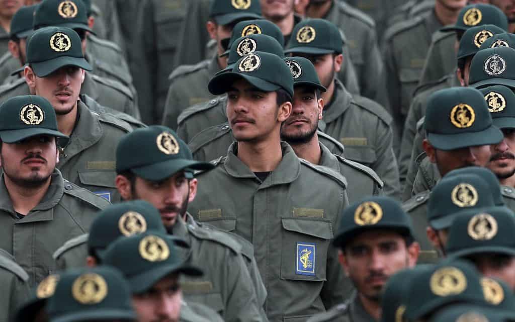 אנשי משמרות המהפכה באיראן (צילום: Vahid Salemi, AP)