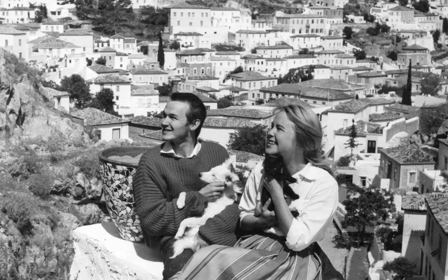 מריאן אילן ובעלה הראשון אקסל ג'נסן, הידרה, 1958 (צילום: AP)