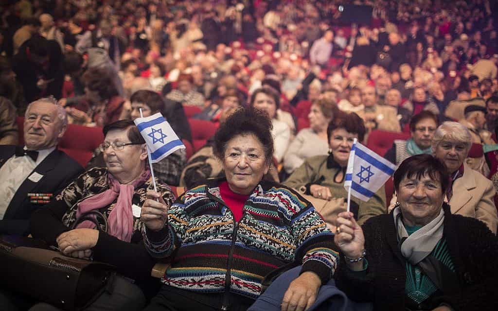 כנס עולים בירושלים לציון 25 שנות עלייה, 2015 (צילום: הדס פרוש/פלאש 90)