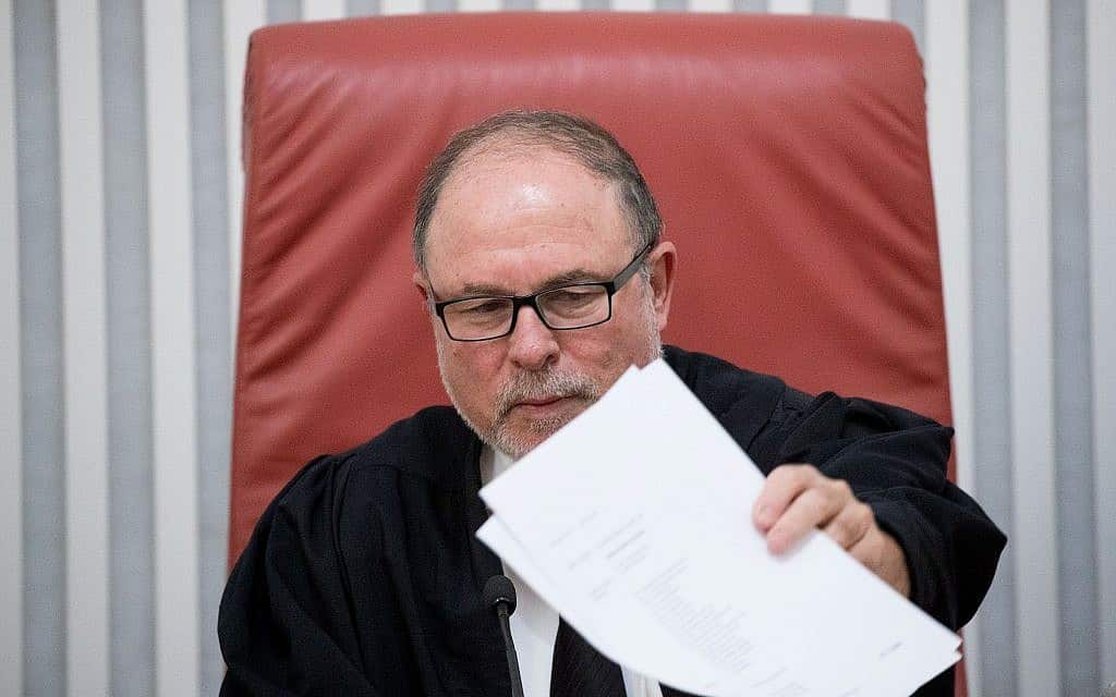 שופט בית המשפט העליון יורם דנציגר (צילום: יונתן זינדל/פלאש 90)