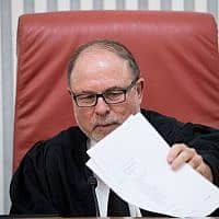 שופט בית המשפט העליון יורם דנציגר (צילום: יונתן זינדל/פלאש 90)