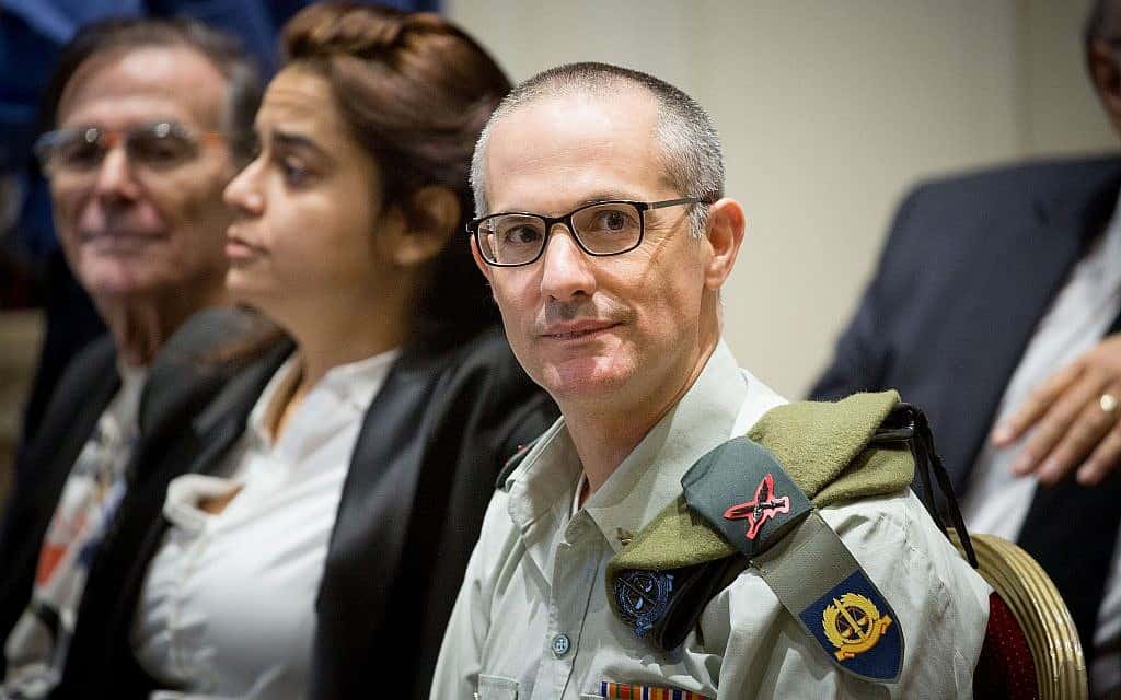הפרקליט הצבאי הראשי, אלוף שרון אפק (צילום: יונתן זינדל/פלאש90)