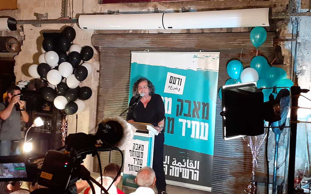 אעידה תומא סלימאן בארוע השקת קמפיין הבחירות של הרשימה המשותפת (צילום: עומר שרביט) אעידה תומא סלימאן בארוע השקת קמפיין הבחירות של הרשימה המשותפת (צילום: עומר שרביט)
