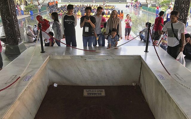 אנדרטת פנצ&#039;סילה סאקטי, ג&#039;קרטה, אינדונזיה (צילום: סוכנות הידיעות האמריקאית/דיטה אלנגקרה)