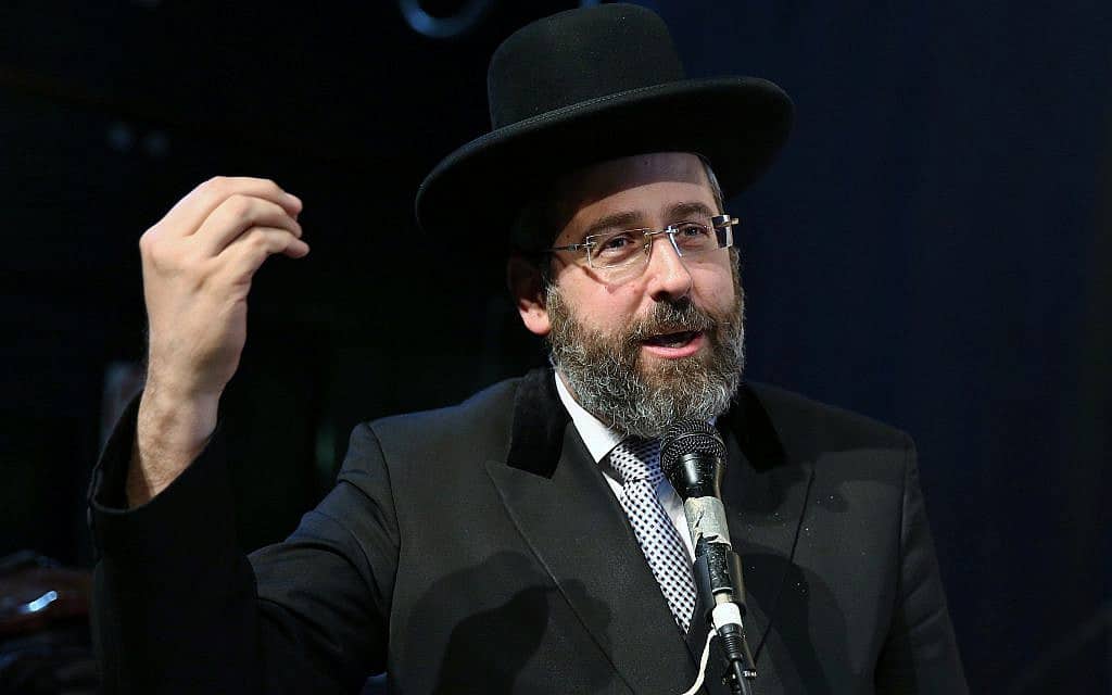 הרב הראשי דוד לאו (צילום: Yaakov Cohen-Flash90)