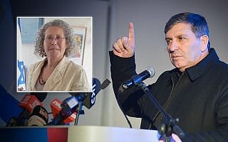 יו״ר קק״ל דני עטר. תמונה פנימית: השופטת בדימוס נחמה מוניץ (צילום: פלאש90/צילום מסך) יו״ר קק״ל דני עטר. תמונה פנימית: השופטת בדימוס נחמה מוניץ (צילום: פלאש90/צילום מסך)