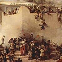 "החרבת בית המקדש בירושלים" של פרנצ'סקו אייץ, 1867 (צילום: רשות הציבור)