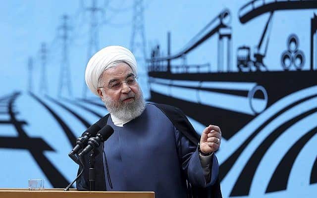 חסן רוחאני (צילום: Iranian Presidency Office via AP)