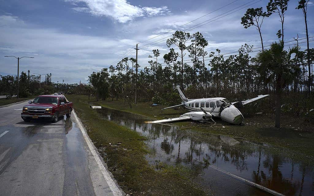 תוצאות הוריקן דוריאן בבהאמה, 5 בספטמבר 2019 (צילום: AP Photo/Ramon Espinosa)