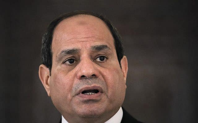 נשיא מצרים עבדול פתח א-סיסי (צילום: AP Photo/Vadim Ghirda, File)