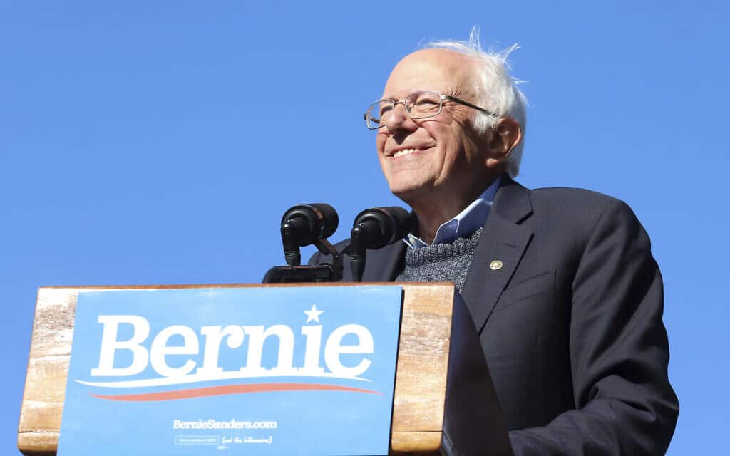 Bernie Sanders (צילום: Greg Allen/Invision/AP)