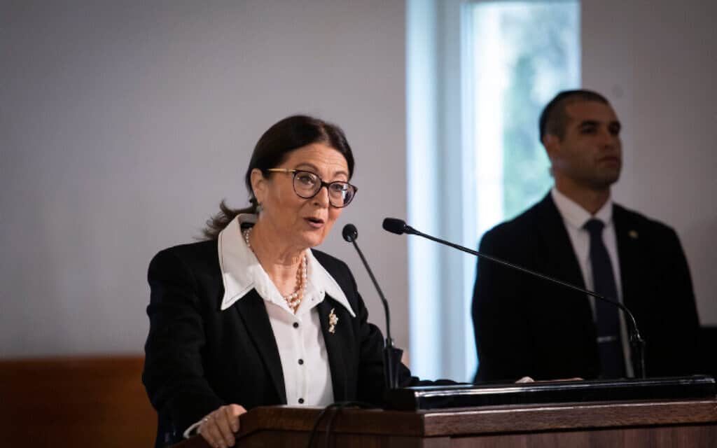 נשיאת בית המשפט העליון, השופטת אסתר חיות, אוקטובר 2019 (צילום: הדס פרוש, פלאש 90)