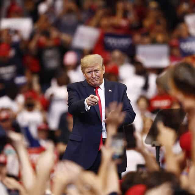 דונלד טראמפ (צילום: AP Photo/Brynn Anderson)