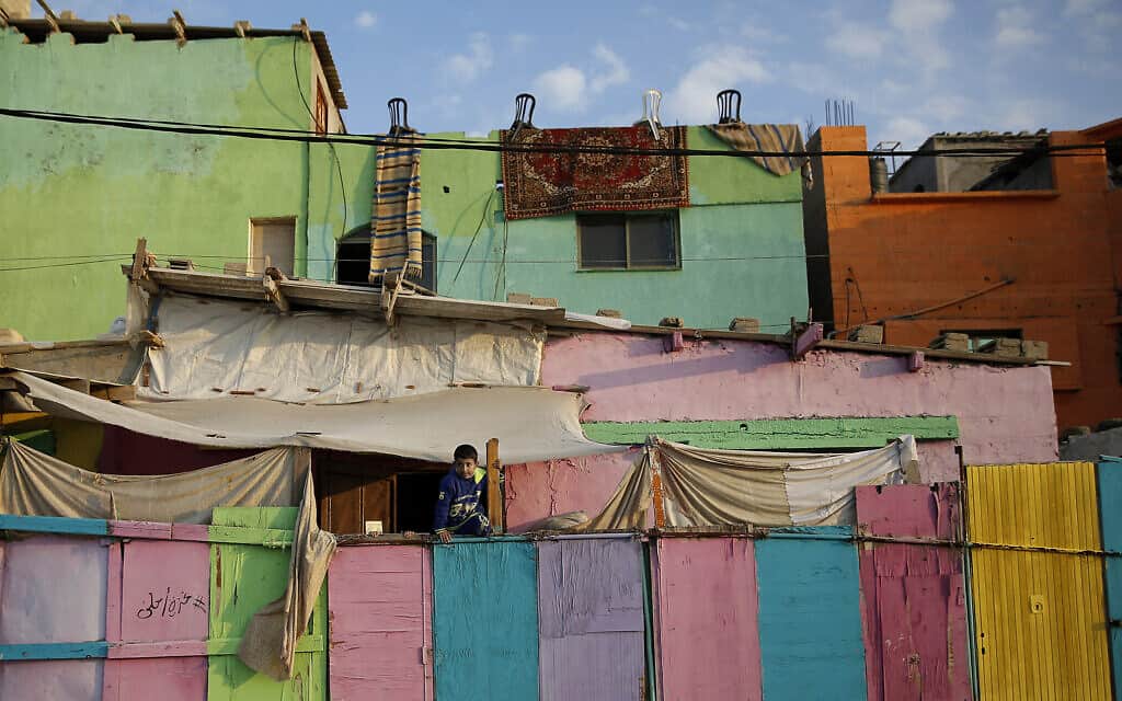 מחנה הפליטים שעטי בעיר עזה (צילום: AP Photo/Hatem Moussa)