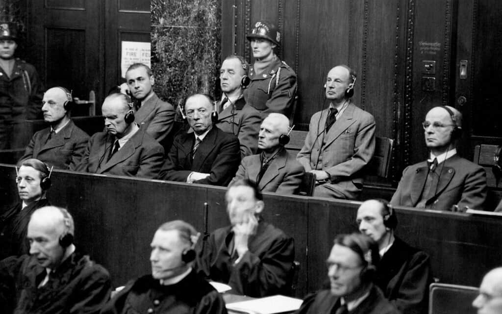 משפטי נירנברג (צילום: AP-Photo)