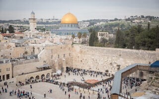 מבט על הכותל המערבי (צילום: יונתן סינדל / Flash90) מבט על הכותל המערבי (צילום: יונתן סינדל / Flash90)