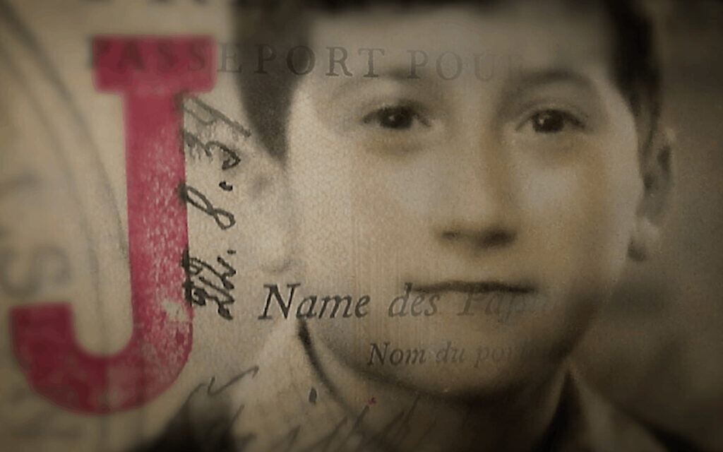 הדרכון של הרברט גילדין, שהוחתם באות J (צילום: באדיבות טיילר גילדין)