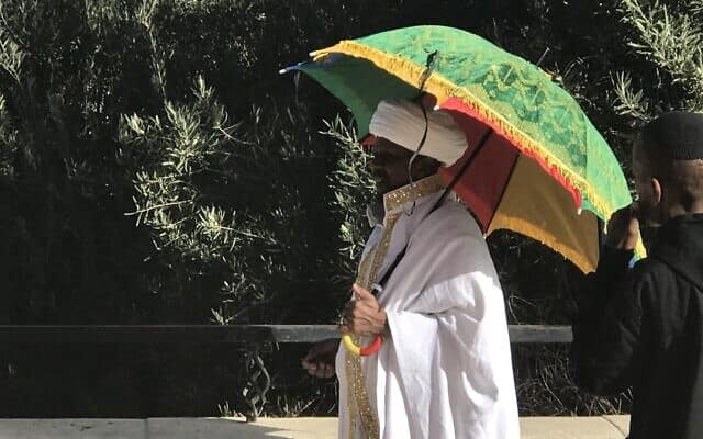 קייס בחגיגות הסיגד בירושלים (צילום: אמיר בן-דוד)