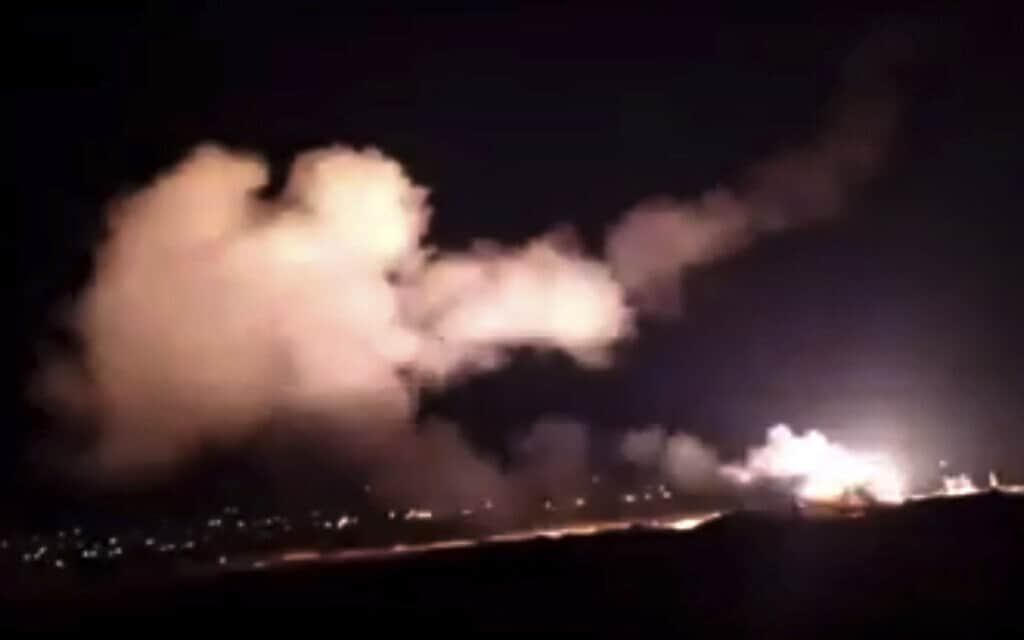 טילים בשמי סוריה – ארכיון (צילום: SANA via AP)