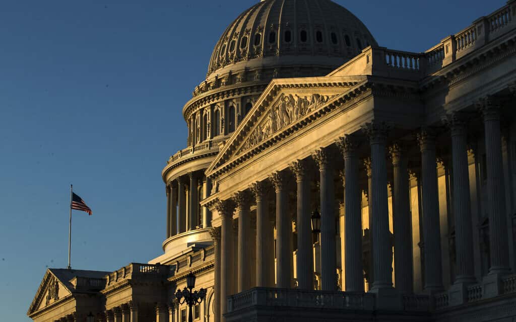 בניין הקפיטול שבו שוכן הקונגרס של ארצות הברית, היום (צילום: Matt Rourke, AP)