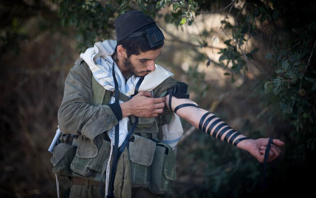 .חייל חרדי (צילום: Yonatan Sindel/Flash90)
