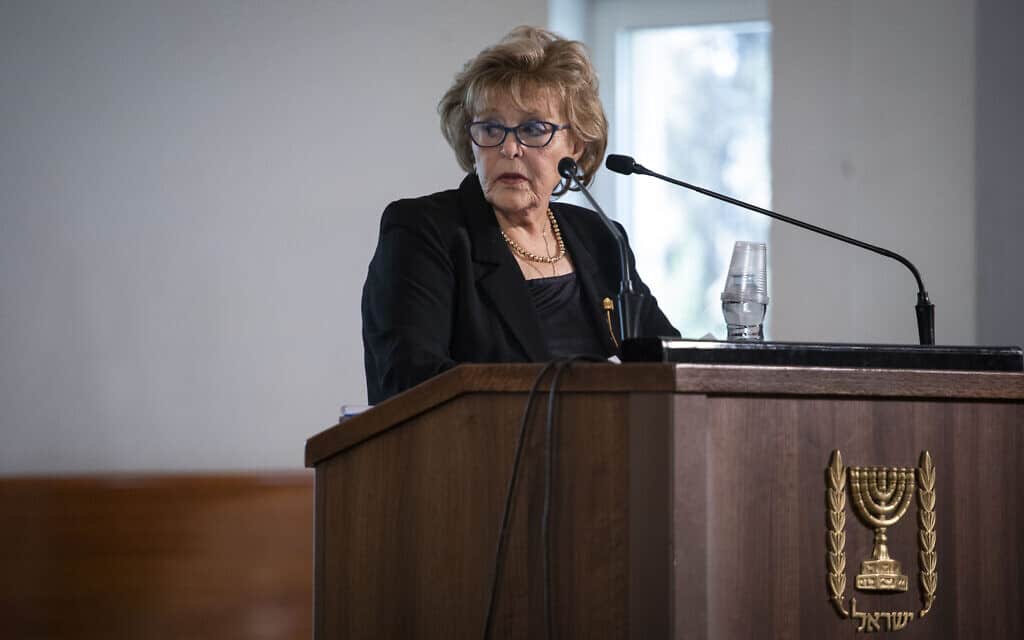 השופטת לשעבר עדנה ארבל (צילום: הדס פרוש/פלאש 90)