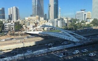 גשר שדרות יהודית (צילום: נתיבי איילון) גשר שדרות יהודית (צילום: נתיבי איילון)