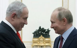 ולדימיר פוטין ובנימין נתניהו בקרמלין, 30 בינואר 2020 (צילום: Maxim Shemetov/Pool Photo via AP) ולדימיר פוטין ובנימין נתניהו בקרמלין, 30 בינואר 2020 (צילום: Maxim Shemetov/Pool Photo via AP)