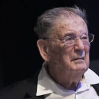 חוקר השואה פרופסור יהודה באואר (צילום: יונתן זינדל/פלאש90)