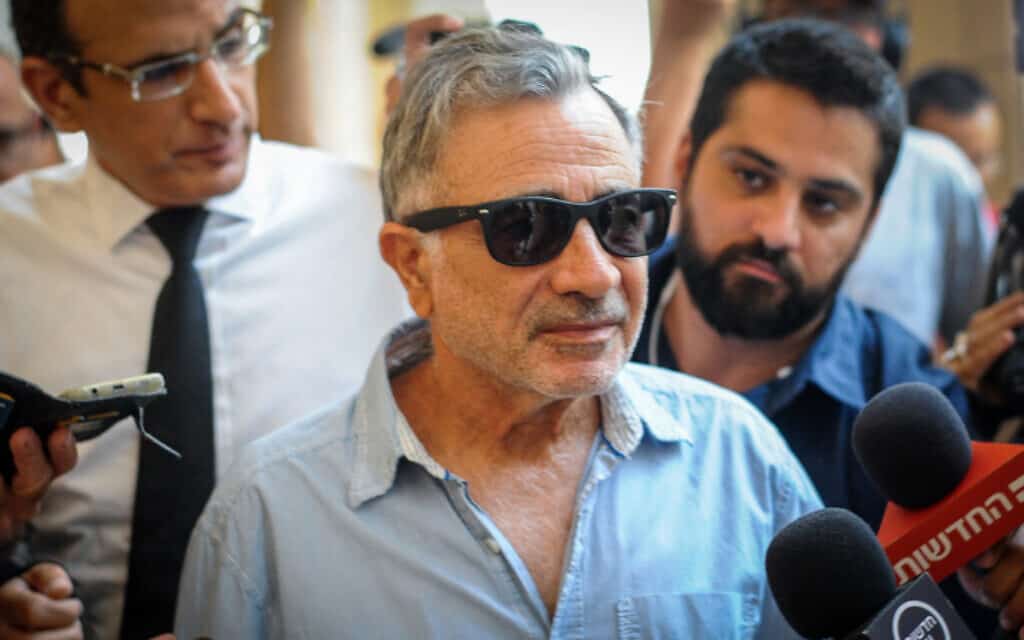 משה איבגי בבית המשפט המחוזי בחיפה, 2018 (צילום: מאיר ועקנין, פלאש 90)