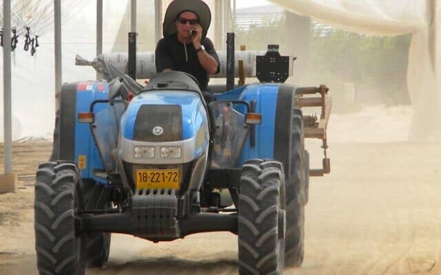 חקלאי במועצה האזורית רמת הנגב. למצולם אין קשר לנאמר בכתבה (צילום: Courtesy)