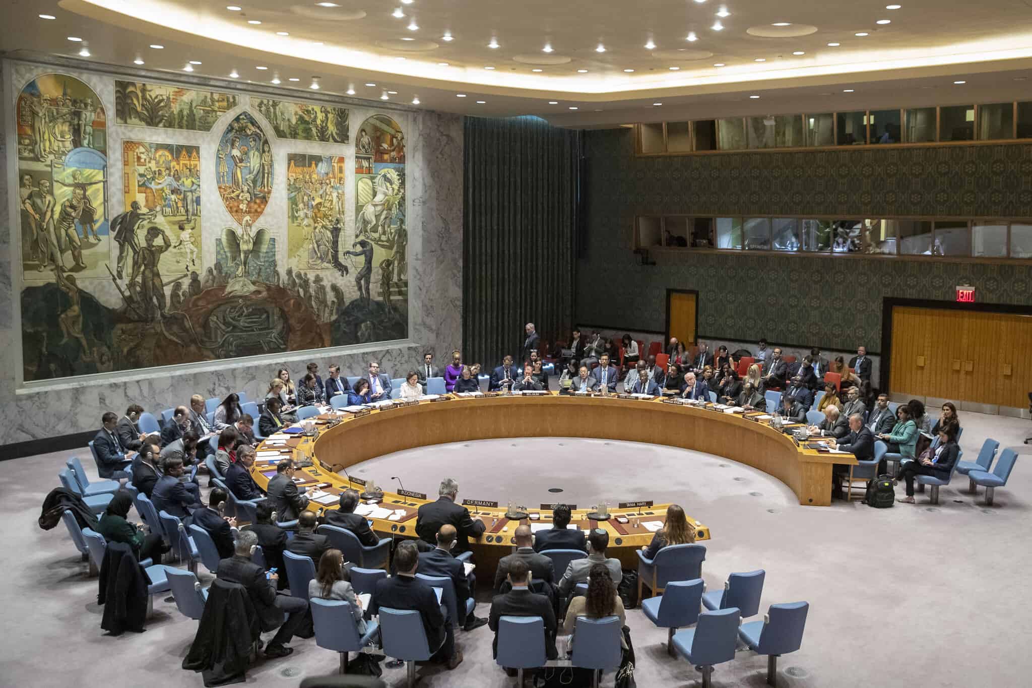 ישיבה של מועצת הביטחון של האו&quot;ם, ארכיון (צילום: Mary Altaffer, AP)