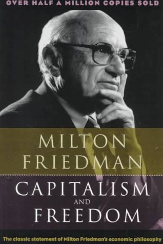 קפיטליזם וחירות, עטיפת ספרו של מילטון פרידמן