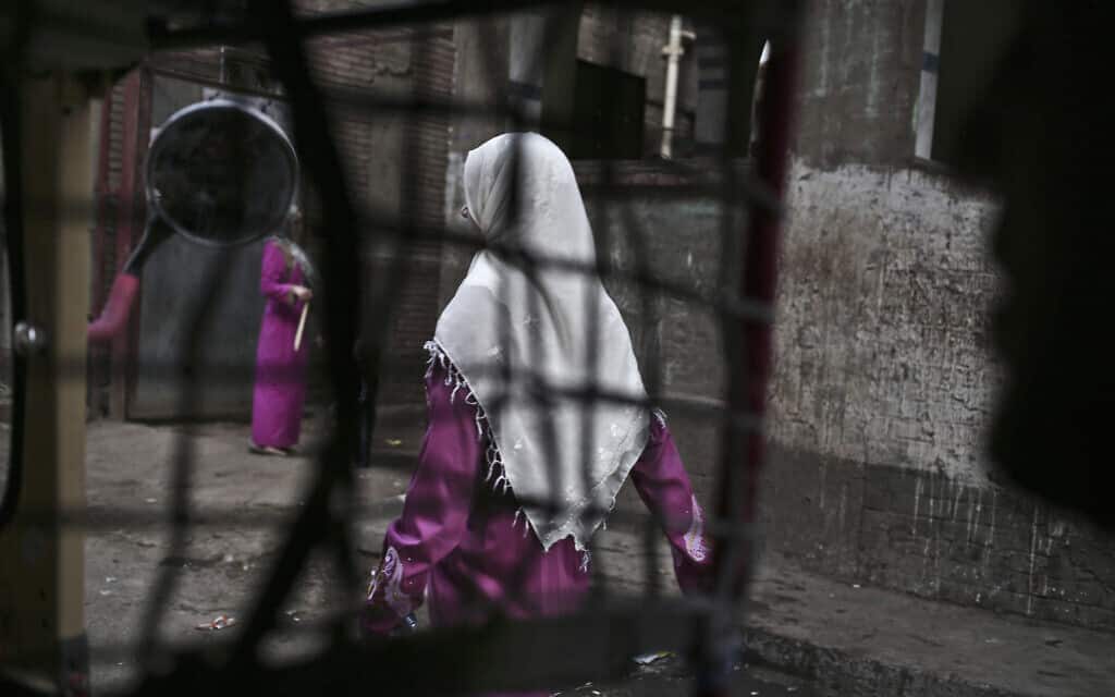 קרבנות של מילת נשים במצרים, ארכיון (צילום: AP Photo/Nariman El-Mofty)