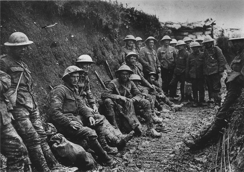 מלחמת החפירות, צילום מארכיון מלחמת העולם הראשונה