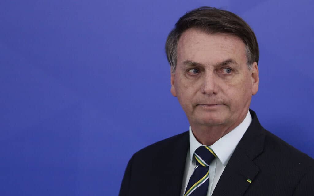 נשיא ברזיל, ז'איר בולסנרו (צילום: Eraldo Peres, AP) נשיא ברזיל, ז'איר בולסנרו (צילום: Eraldo Peres, AP)