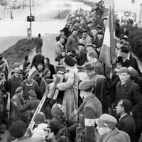 שחרור ברגן-בלזן, מאי 1945 (צילום: AP)