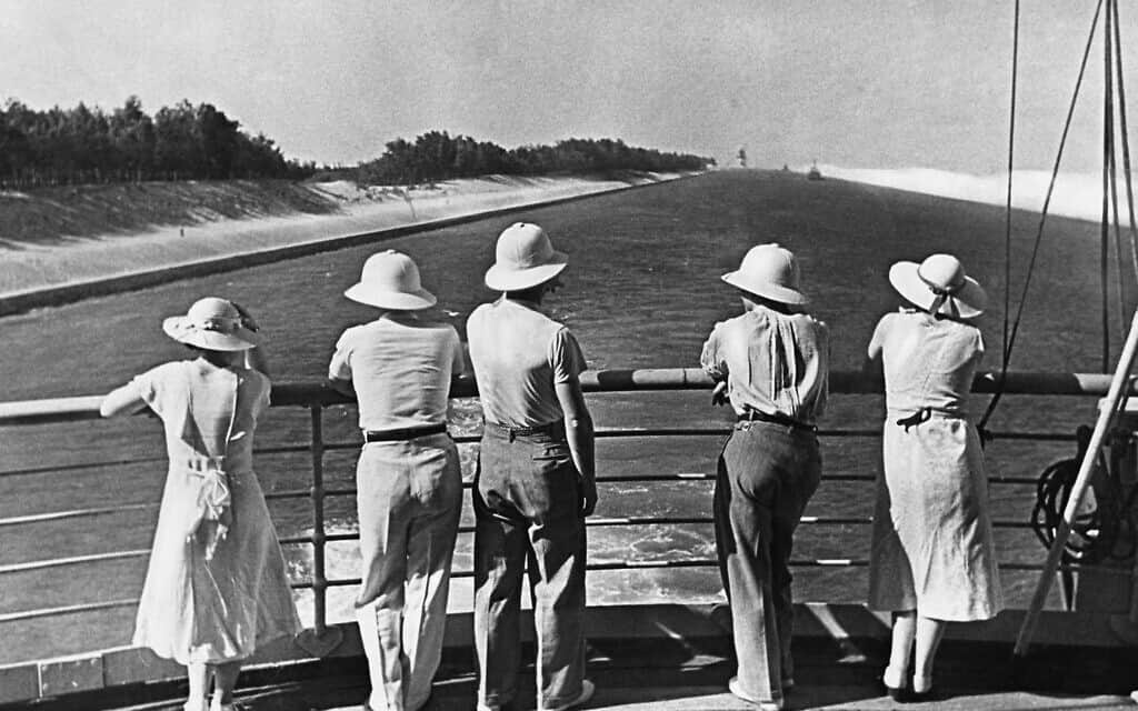 תעלת סואץ, 1935 (צילום: AP)