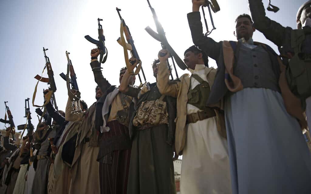 המורדים החותים בתימן, פברואר 2020 (צילום: AP-Photo-Hani-Mohammed)