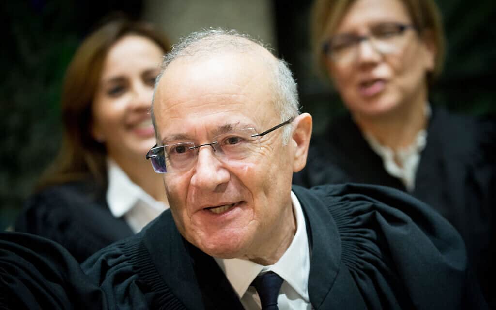 שופט בית המשפט העליון יוסף אלרון (צילום: יונתן זינדל/פלאש90)