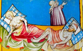 Miniature out of the Toggenburg Bible (Switzerland) of 1411 Miniature out of the Toggenburg Bible (Switzerland) of 1411