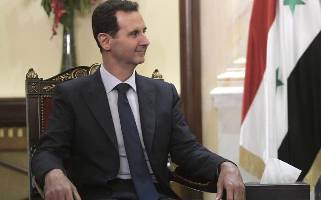 נשיא סוריה אסד (צילום: Alexei Druzhinin/Sputnik, Kremlin Pool Photo via AP)