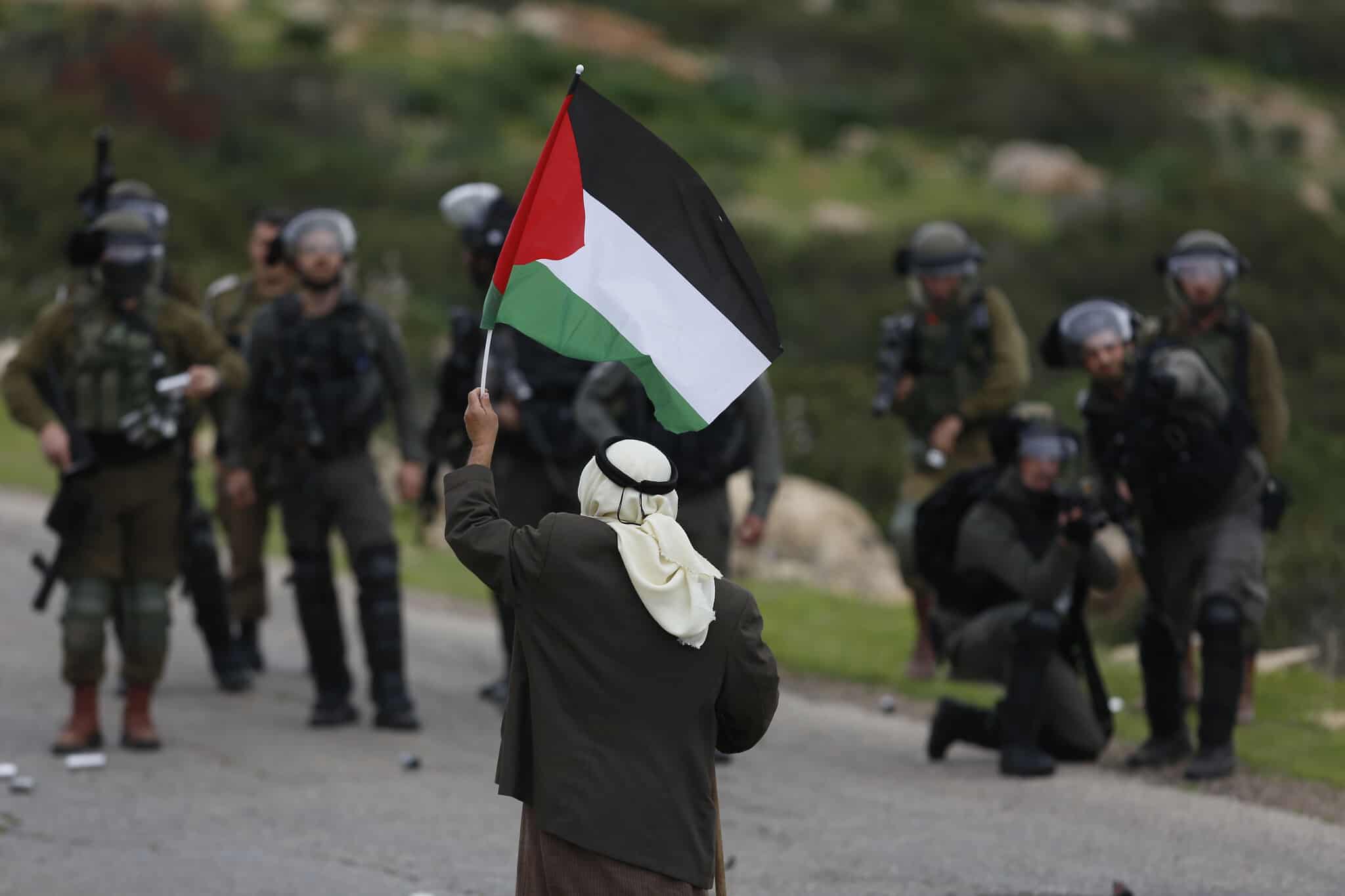 Israel Palestinians (צילום: AP Photo/Majdi Mohammed)