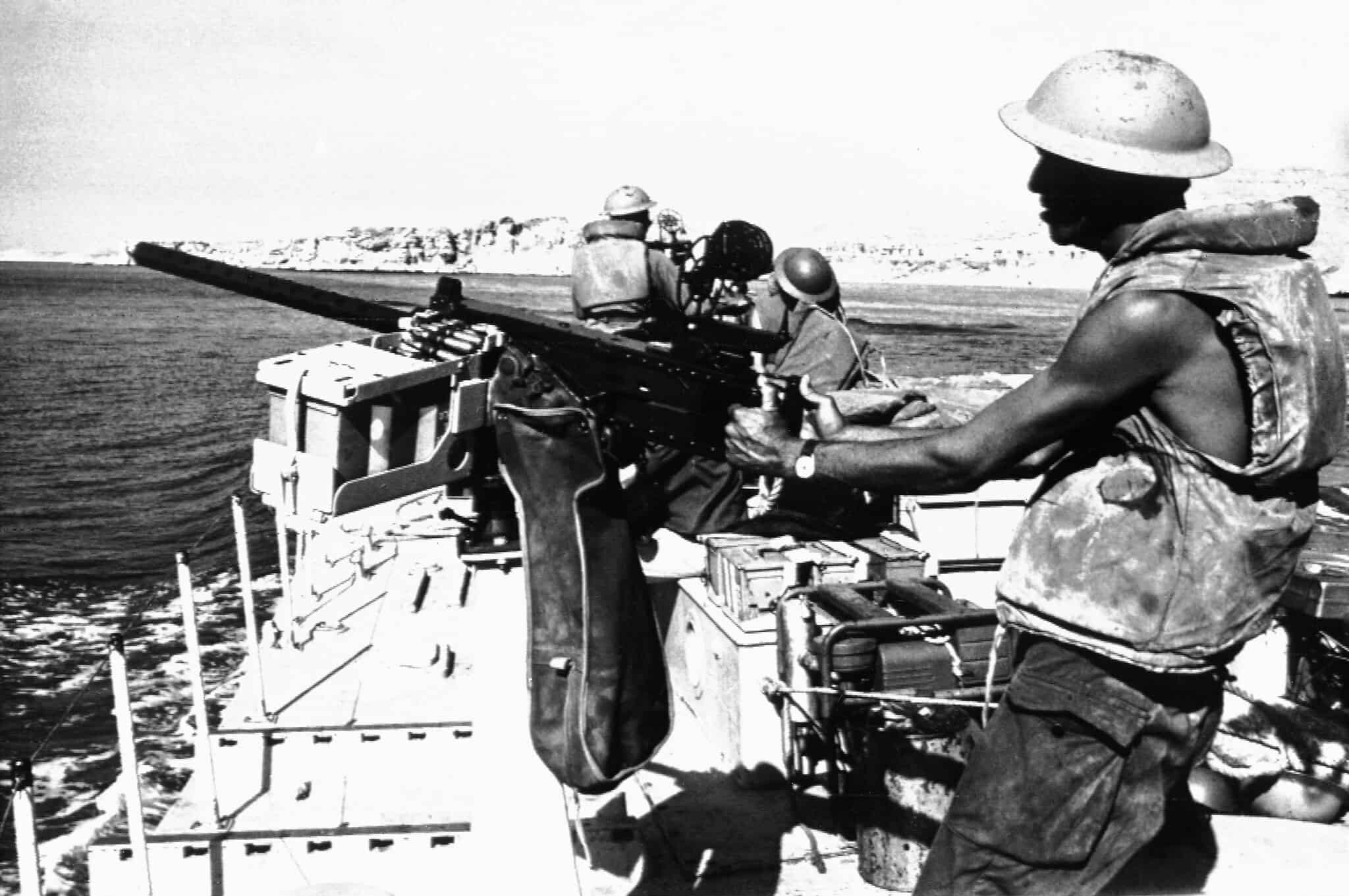 חיילים ישראלים במצרי טיראן, 9 ביוני 1967 (צילום: AP Photo/Israel Army)